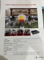 Diesel Engine for UAV JAYEM