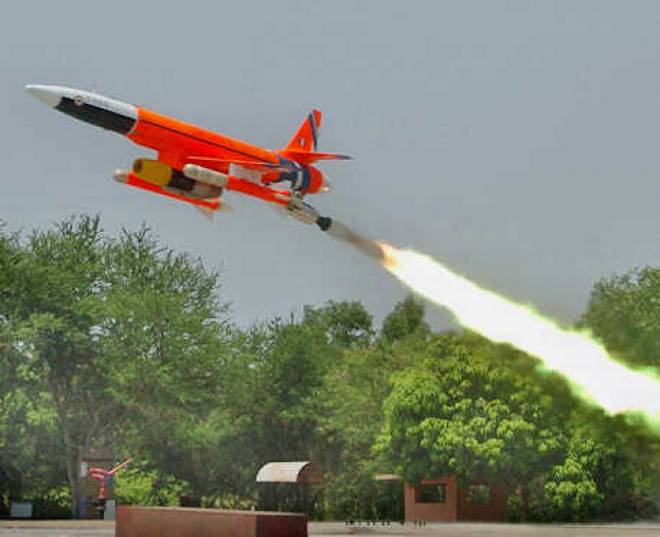 lakshya pilotless target drone into PGM carrying drone.jpg