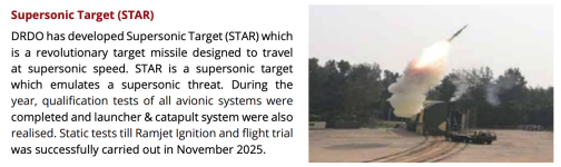 Supersonic Target (STAR)