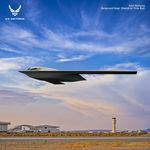 Artist rendering of  B-21 bomber