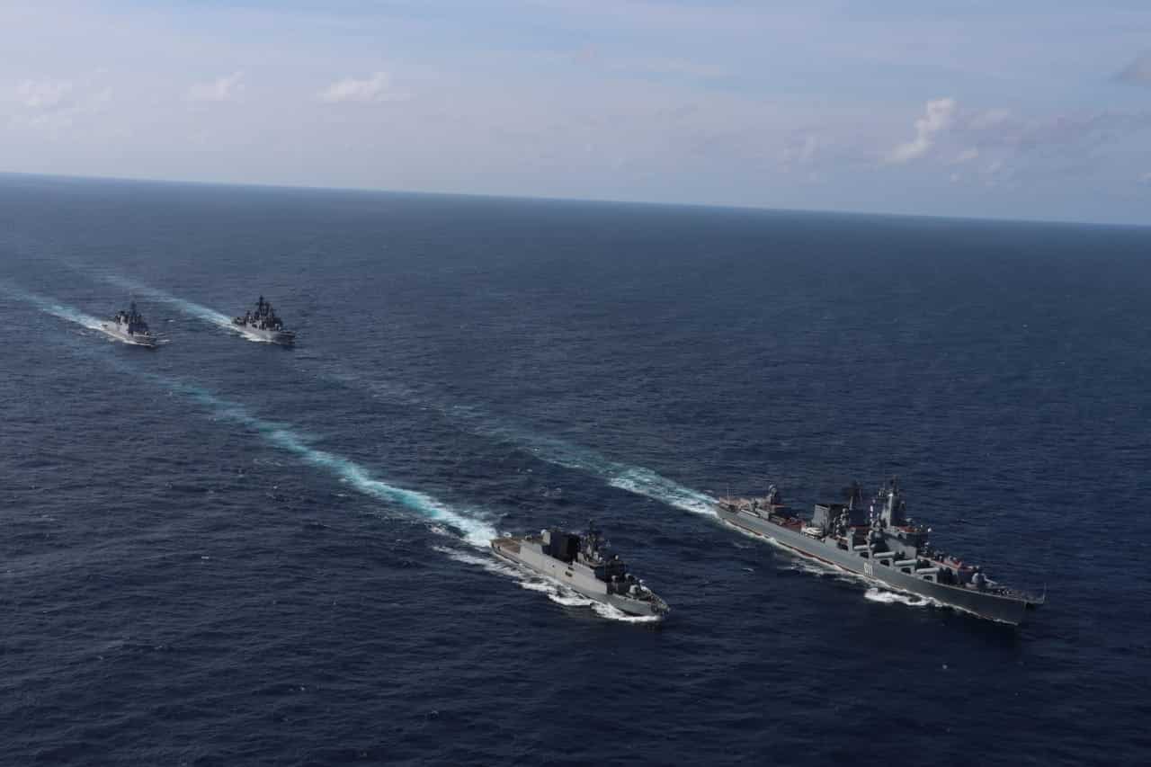 The defence ministry said the two navies have built a robust relationship through regular exercises such as INDRA Navy conducted biennially