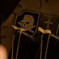 Totenkopf insignia worn by another member of Bratstvo.