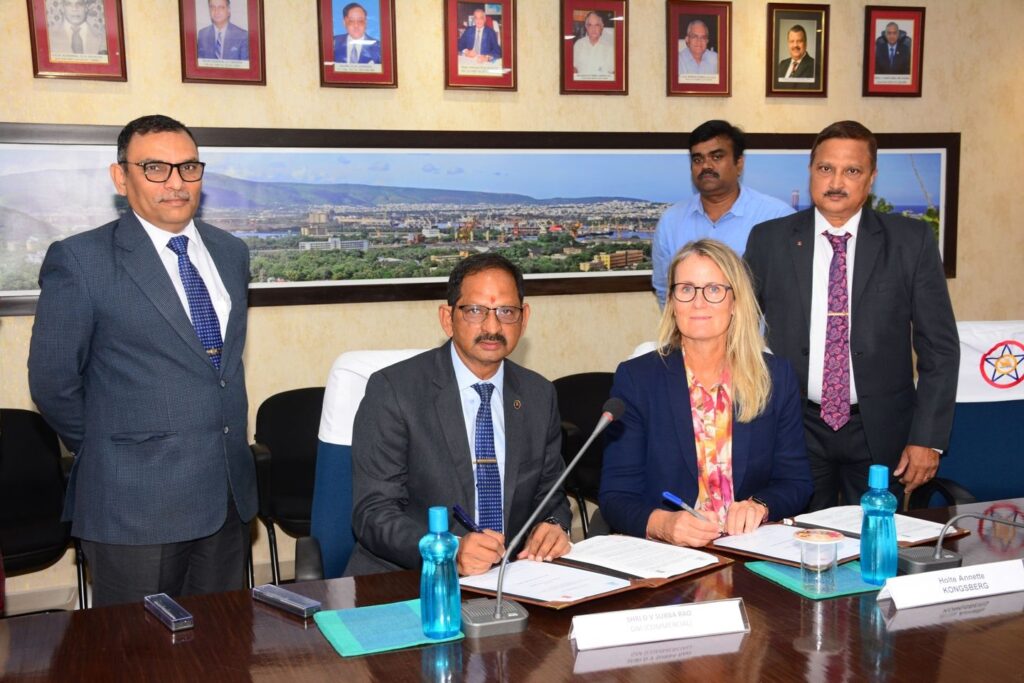 Hindustan Shipyard Limited selected Kongsberg Maritime’s replenishment-at-sea technology for new five-ship FSS programme for Indian Navy