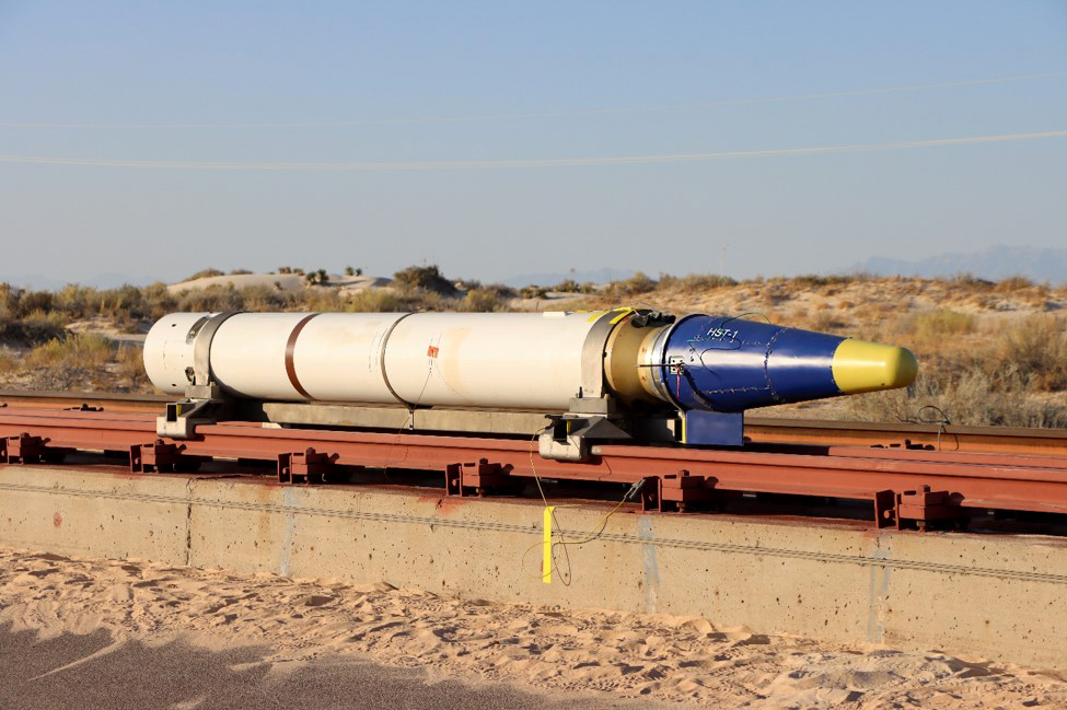 image of test rocket