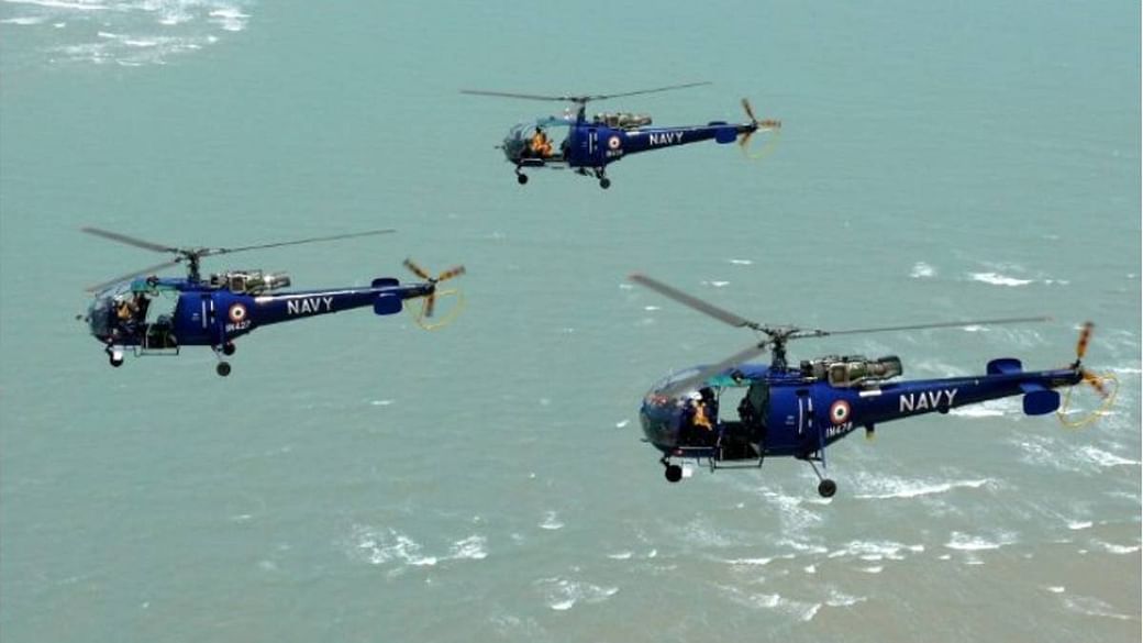 Naval helicopters | Representational image | indiannavy.nic.in