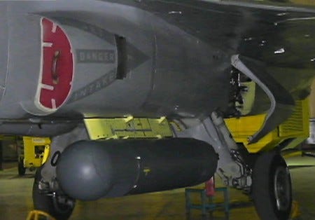 Litening pod on LCA